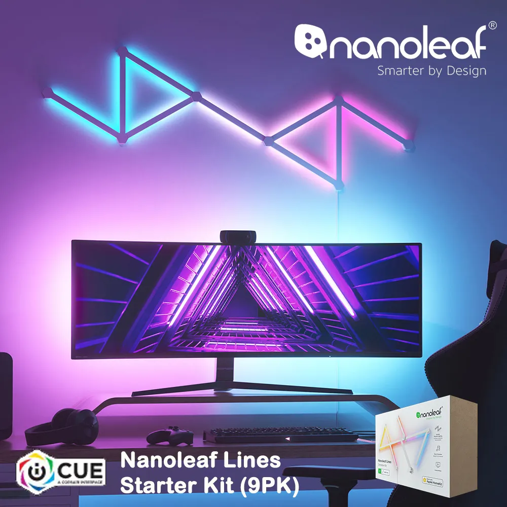 Nanoleaf Lines WiFi Smart RGBW 16M+ Color LED Dimmable Gaming and Home Decor ... 歷史價格詳細信息