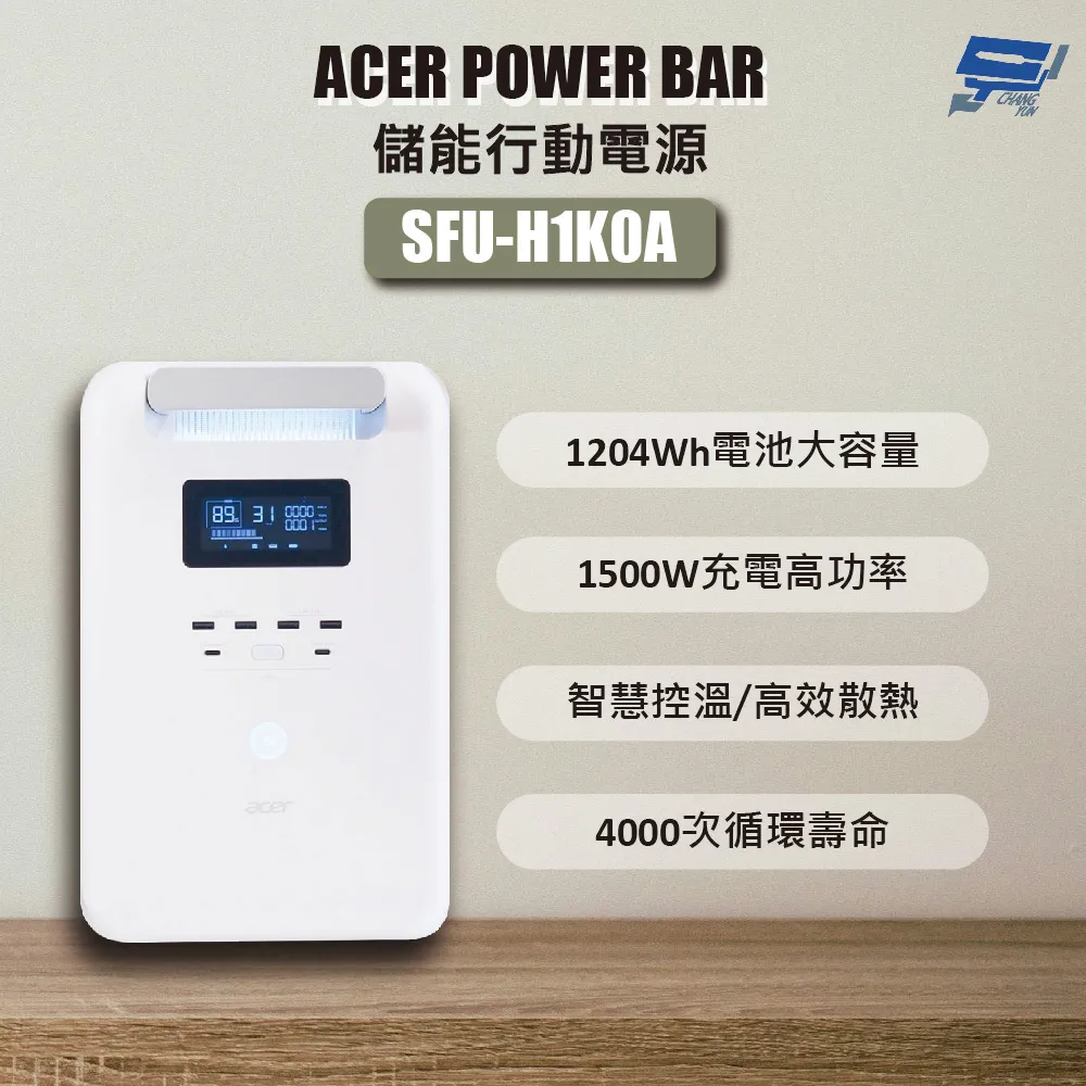 Acer Power Bar 儲能行動電源 1024Wh/1500W高功率輸出 歷史價格詳細信息