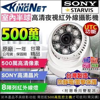 500萬 半球監控鏡頭3.6mm TVI/AHD/CVI/類比四合一 6LED燈強夜視攝影機(MB-95DH) 歷史價格詳細信息