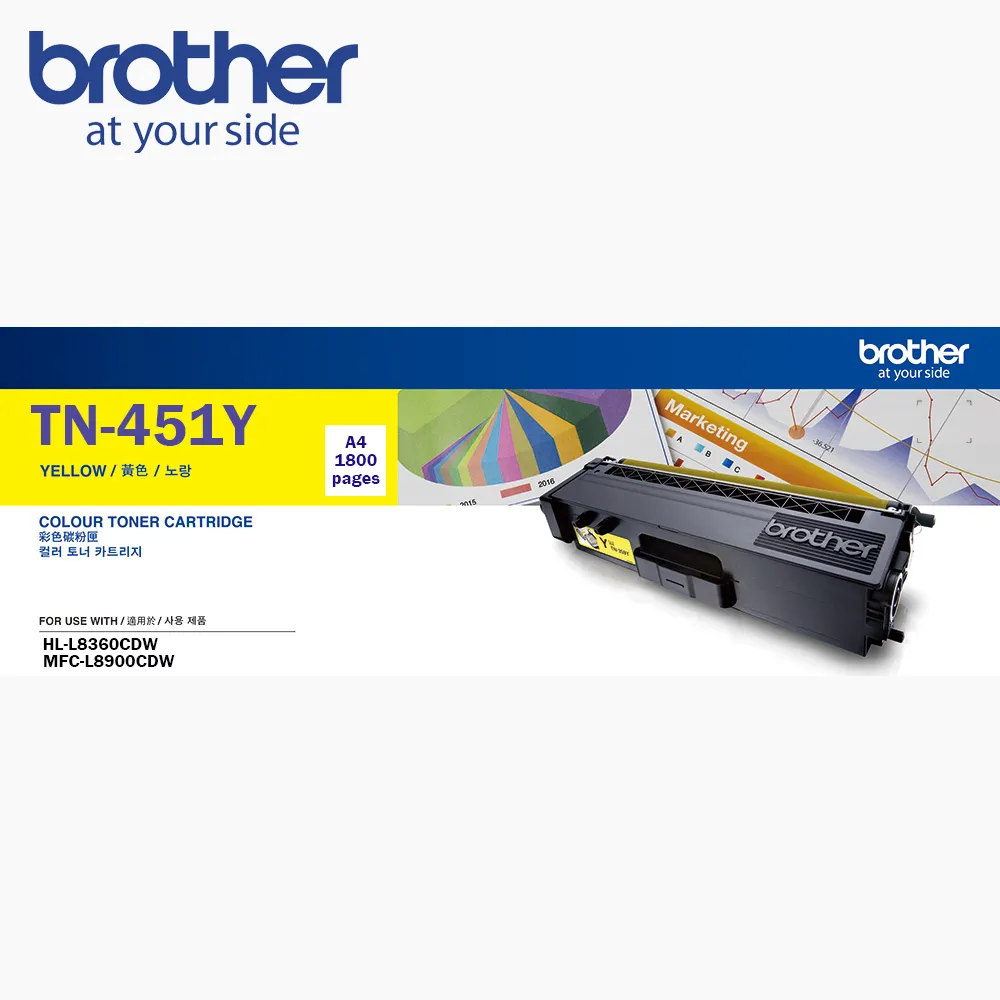 Brother TN-451Y 原廠黃色碳粉匣 歷史價格詳細信息
