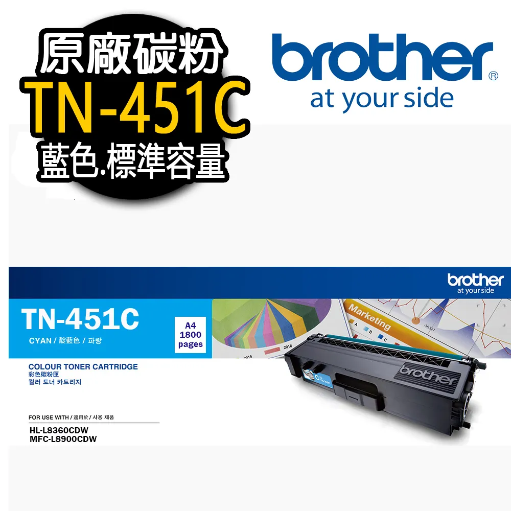Brother TN-451C 原廠藍色碳粉匣 歷史價格詳細信息