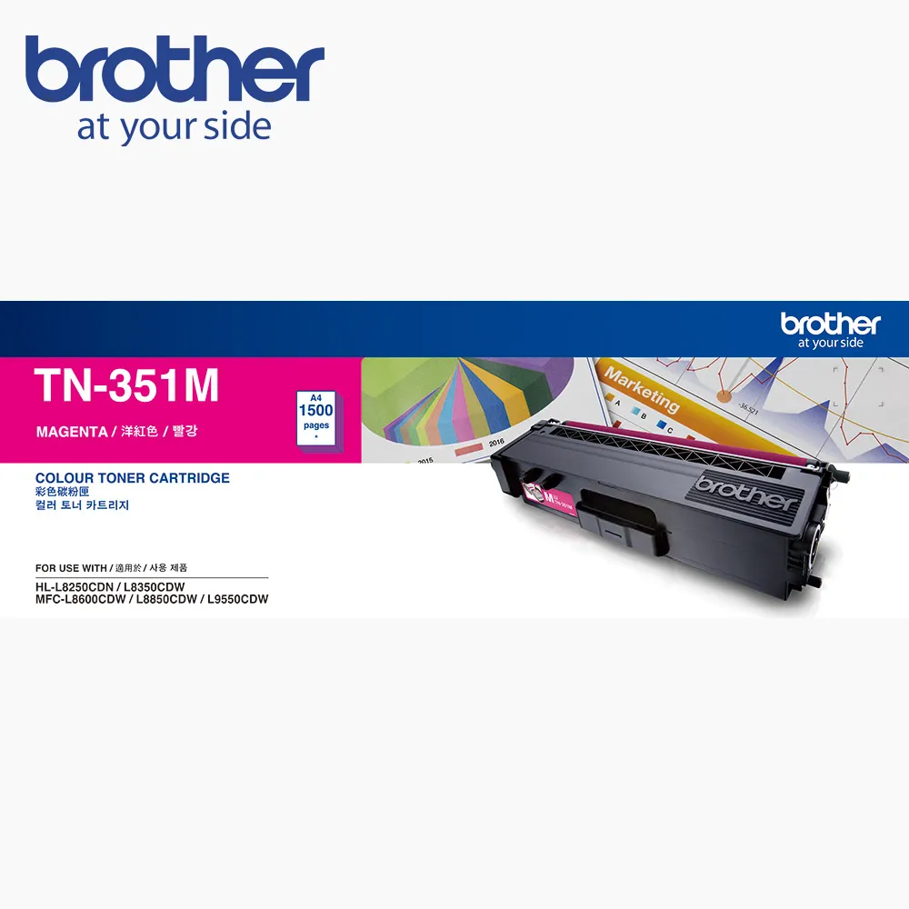 Brother TN-351M 原廠紅色碳粉匣 歷史價格詳細信息