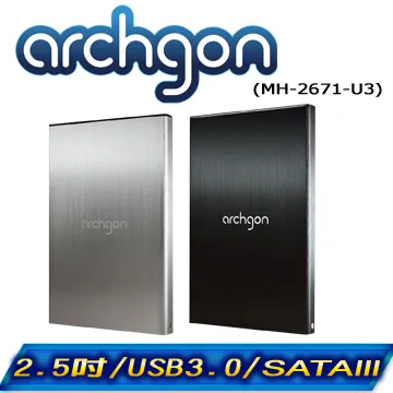 archgon亞齊慷 USB 3.0 2.5吋SATA硬碟外接盒 MH-2619-白 歷史價格詳細信息