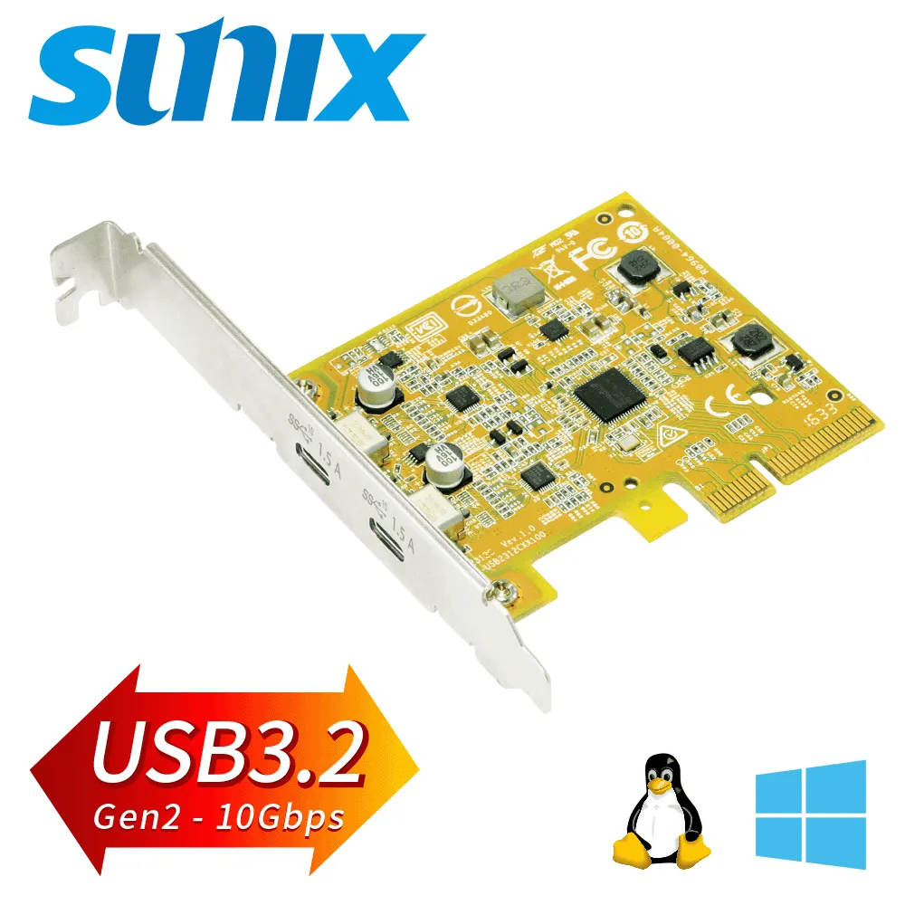 SUNIX USB3.1 2埠Type-C搭載DisplayPort Alt-Mode PCIe擴充卡（UPD2018） 歷史價格詳細信息