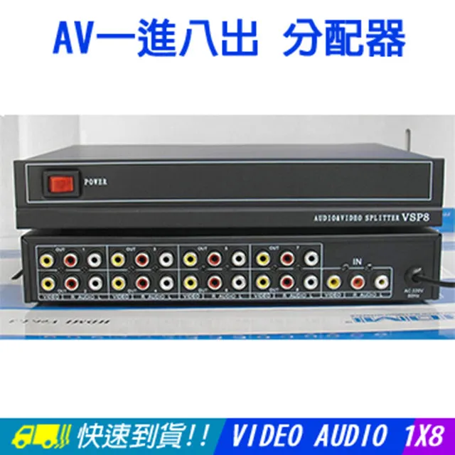【易控王】一進八出 VGA 分配器◎頻寬350MHz◎全母頭◎附變壓器◎1進8出 (40-015-01) 歷史價格詳細信息