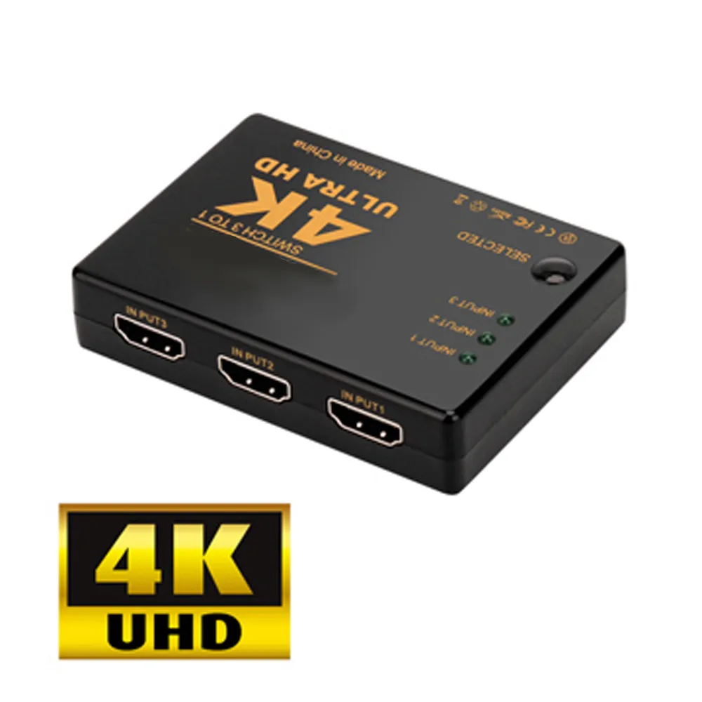 標準4K2K HDMI 3進1出遙控切換器(UH-7593C) 歷史價格詳細信息