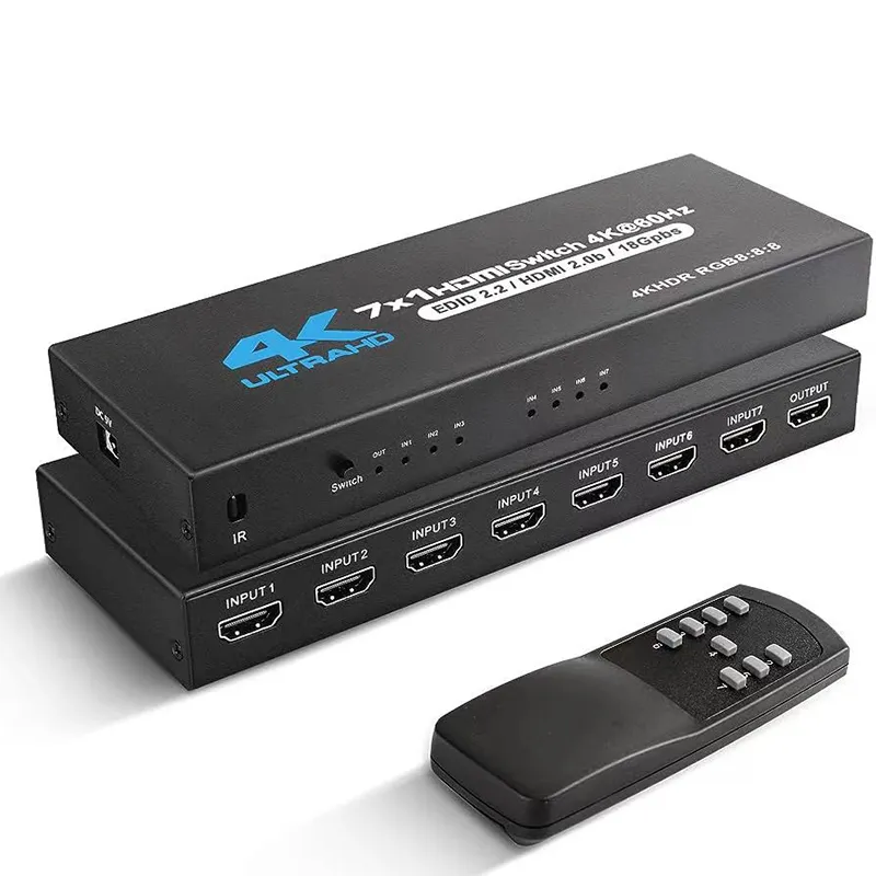 HDMI 切換器 選擇器 5進1出 1.4版 1080P 視訊切換器 1920X1200  附遙控器 歷史價格詳細信息