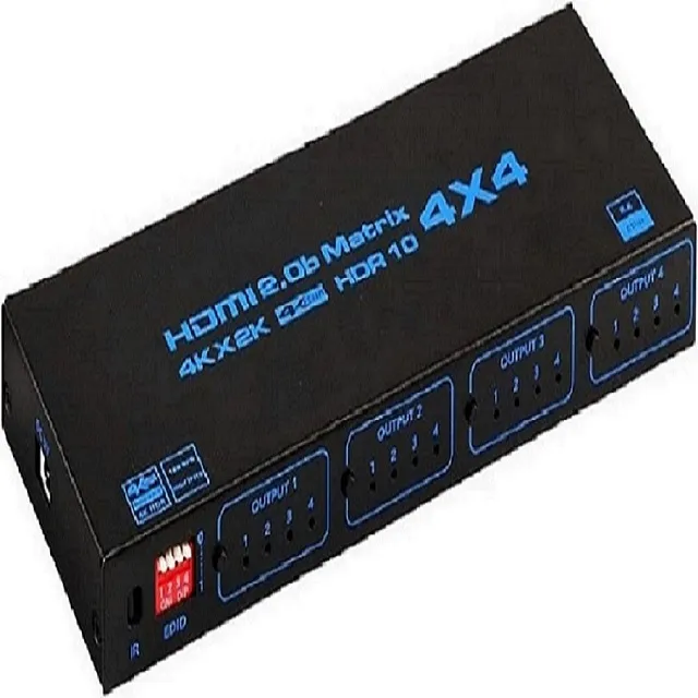 【易控王】4K HDMI4x4 四進四出 矩陣切換器 無縫切換 遠端遙控 (40-216-03) 歷史價格詳細信息