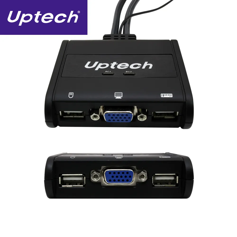 2 PORT 電腦螢幕 切換器 2進1出 2口 VGA 按鍵切換 分享器 歷史價格詳細信息