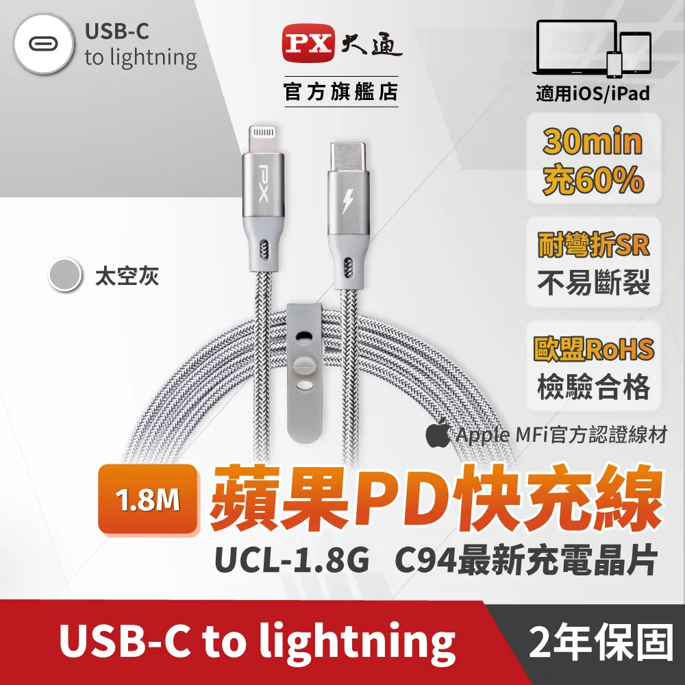 C to lightning 快捷充電線 UCL-1.8P- 歷史價格詳細信息