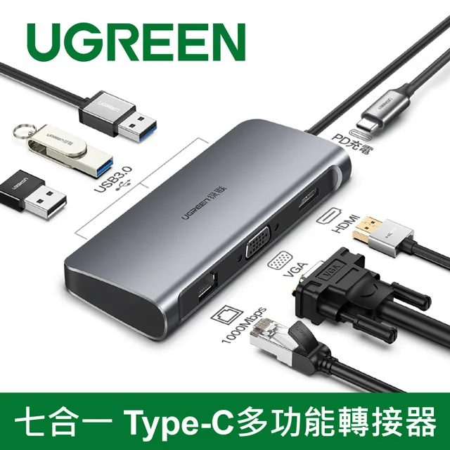 綠聯  七合一多功能USB-C集線器 4K 60Hz版 歷史價格詳細信息