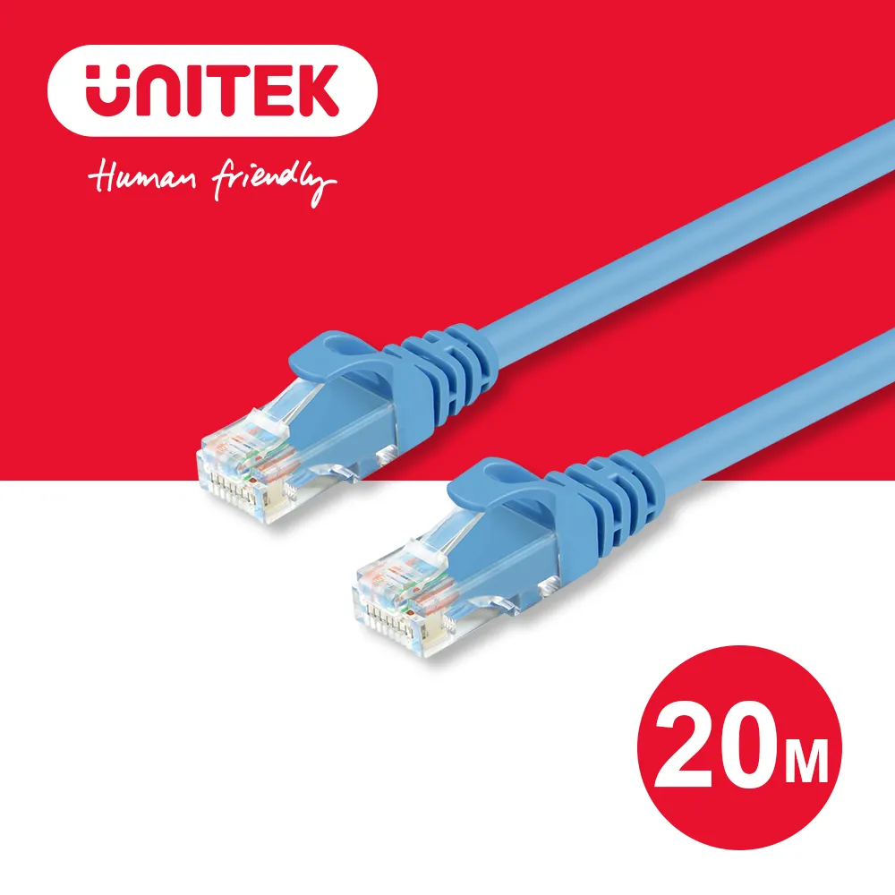 UNITEK 24K鍍金頭CAT6網路線10M(藍色) 歷史價格詳細信息