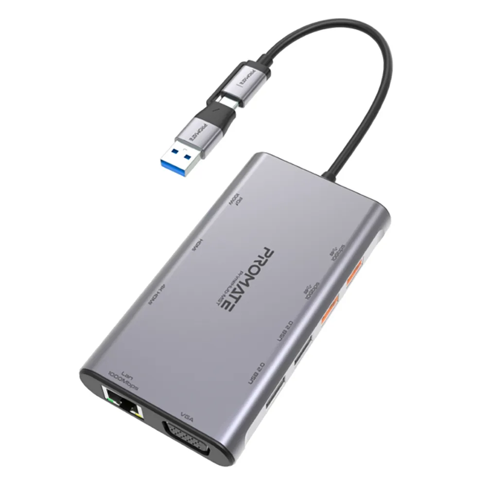 Promate 9合1 USB Type C 充電傳輸集線器(PrimeHUB-MST) 歷史價格詳細信息