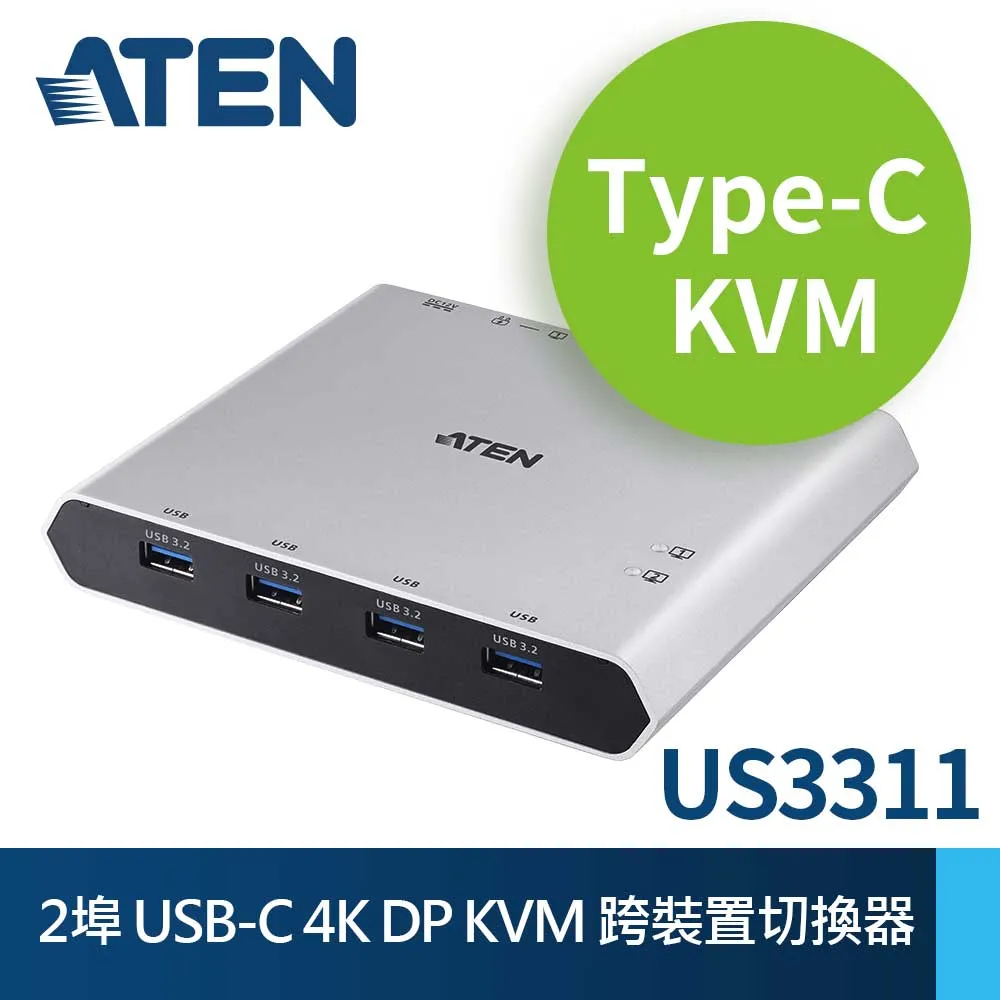 ATEN 2埠4K DisplayPort雙螢幕矩陣式無邊快切KVM多電腦切換器 (CM1942) 歷史價格詳細信息