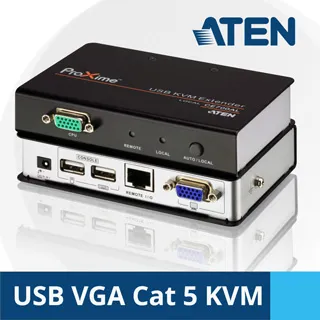 ATEN USB VGA Cat 5迷你型KVM延長器 (CE100) 歷史價格詳細信息