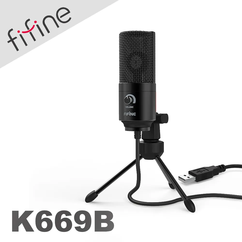 FIFINE K669B USB 心型指向 電容式 麥克風 旋鈕式調整 歷史價格詳細信息