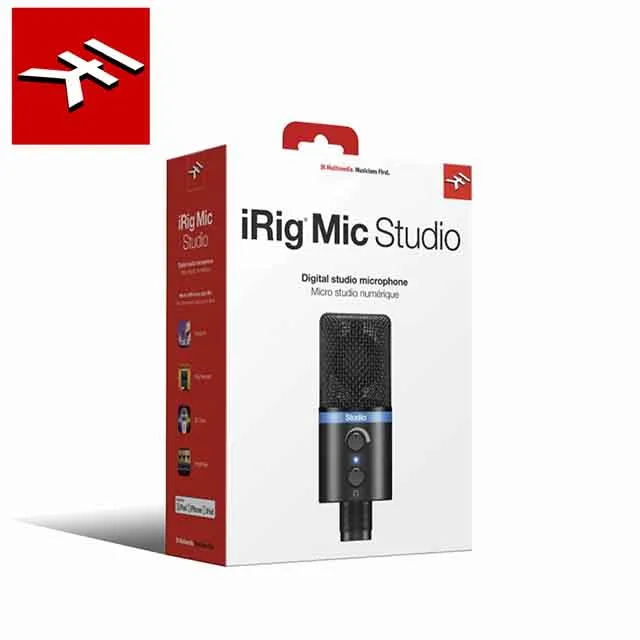iRig Mic Studio 專業大振膜電容麥克風（大震膜）行動錄音mic Black/原廠公司貨 歷史價格詳細信息