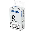 CASIO 標籤機專用色帶-18mm【共有9色】透明底黑字XR-18X1 歷史價格詳細信息