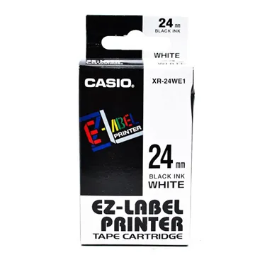 CASIO 標籤機專用色帶-6mm【共有5色】透明底黑字XR-6X1 歷史價格詳細信息