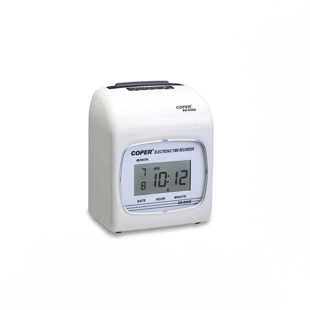 COPER 高柏 電子打卡鐘 數位液晶顯示 /台 AF-338 歷史價格詳細信息