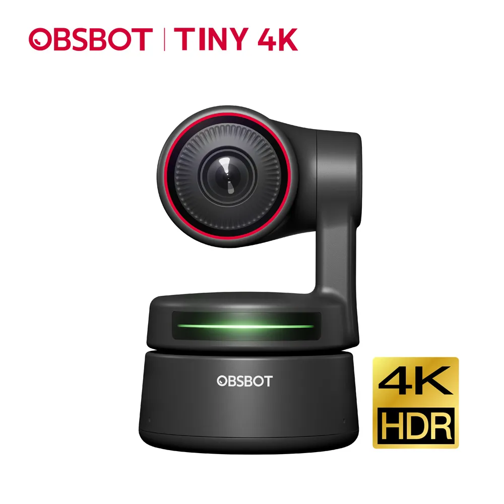 【OBSBOT Tiny 2 Lite 】AI人臉辨識與人物自動追蹤的PTZ 4K 網路攝影機 歷史價格詳細信息
