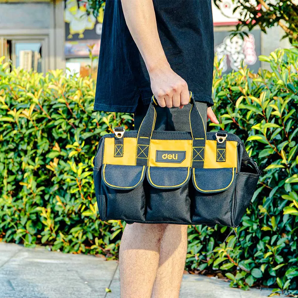 DELI 得力工具 16吋 雙層工具包 (黃) 歷史價格詳細信息