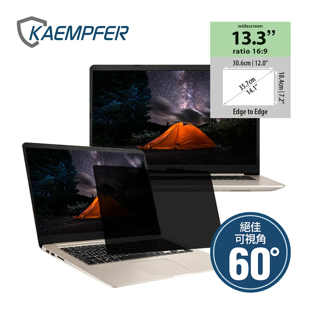 [Kaempfer] 16:9 窄邊框筆電專用抽取式超薄防窺片(12.5吋-28.8x17.5cm) 歷史價格詳細信息