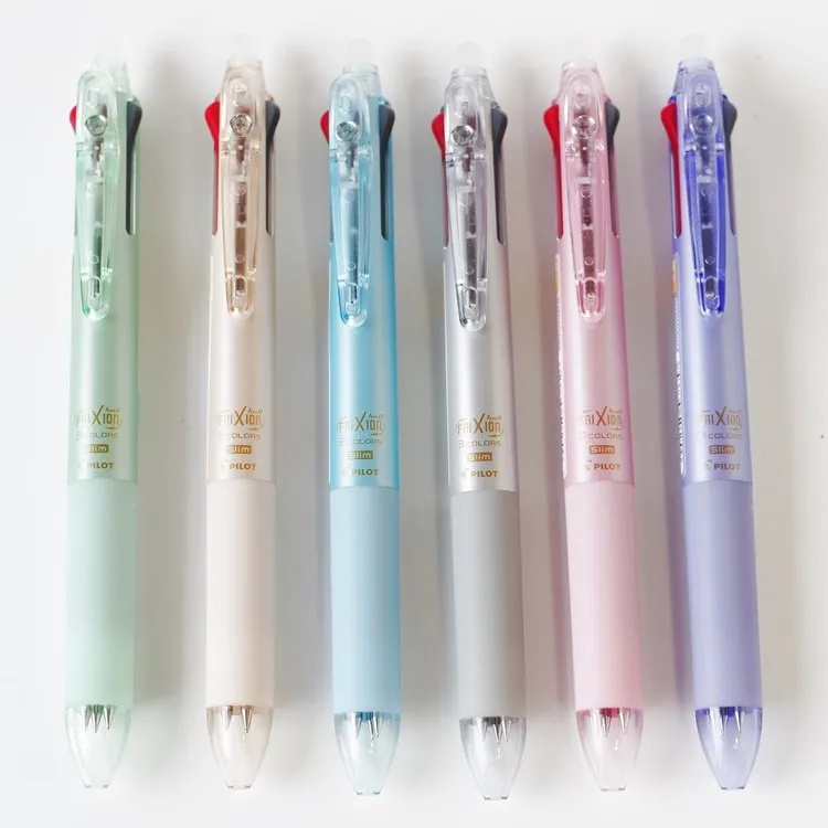 Pilot 百樂 Slim 0.38三色按鍵魔擦筆 LKFBS-60UF【久大文具】 歷史價格詳細信息