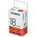CASIO 標籤機專用色帶-18mm【共有9色】透明底黑字XR-18X1 歷史價格詳細信息
