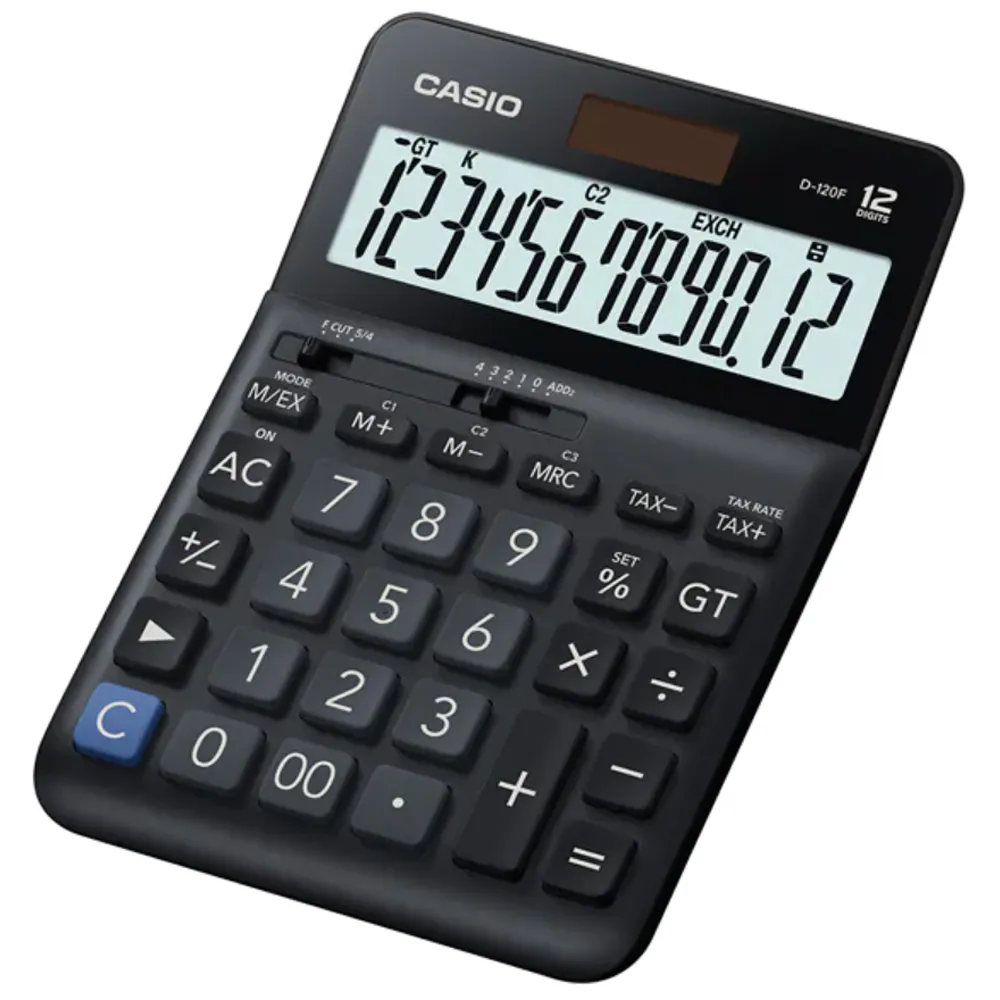 【CASIO】 12位元桌上型計算機-(D-120F) 歷史價格詳細信息