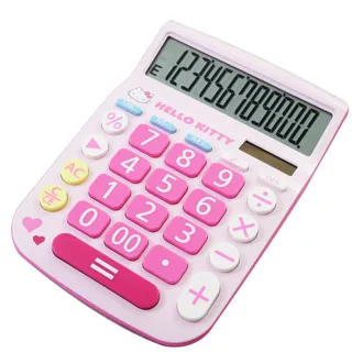 Hello Kitty 12位元商用計算機 (粉星星款) 歷史價格詳細信息