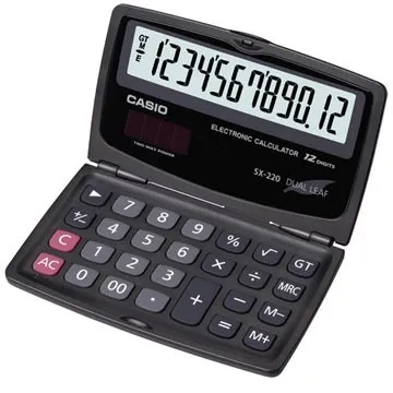 Casio 12位數國家考試機口袋輕巧型計算機SX-320P 歷史價格詳細信息