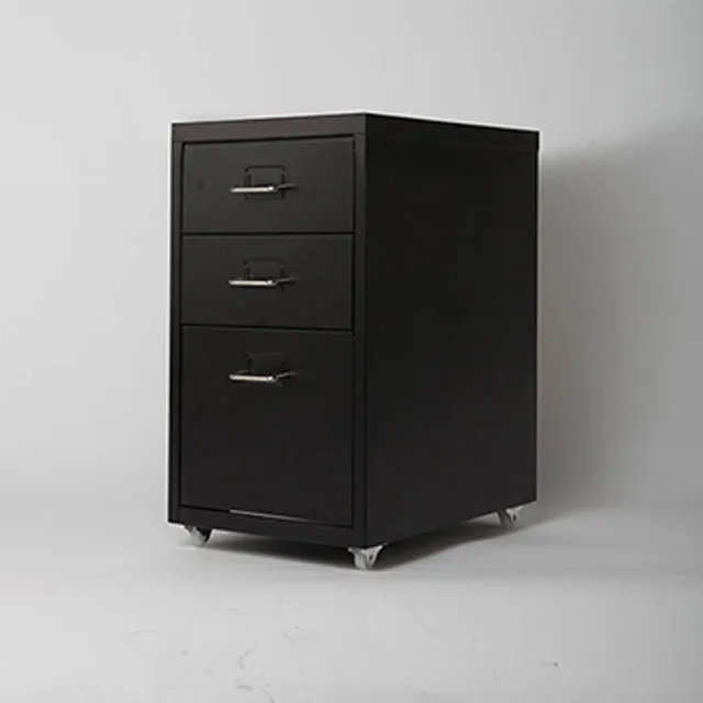 《C&B》鋼鐵斯特附輪三抽屜櫃-火紅 歷史價格詳細信息