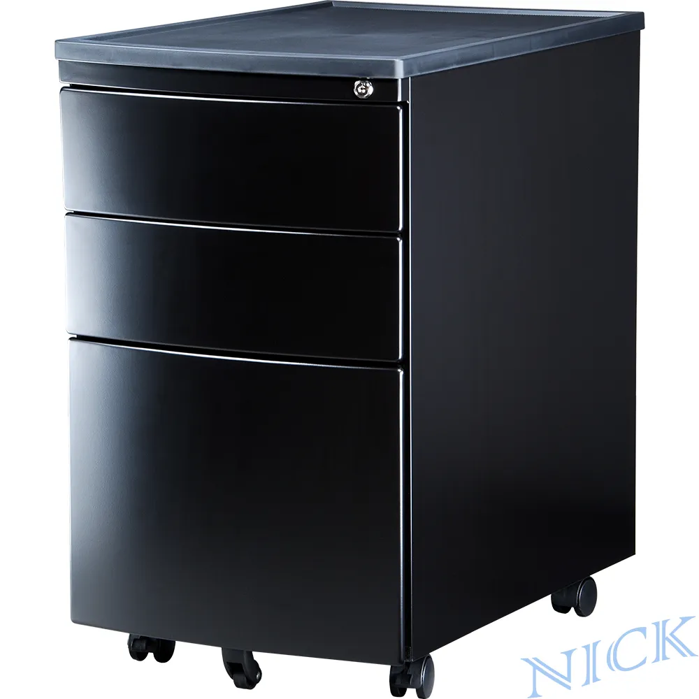【NICK】圓弧造型鋼製活動櫃_三抽 歷史價格詳細信息