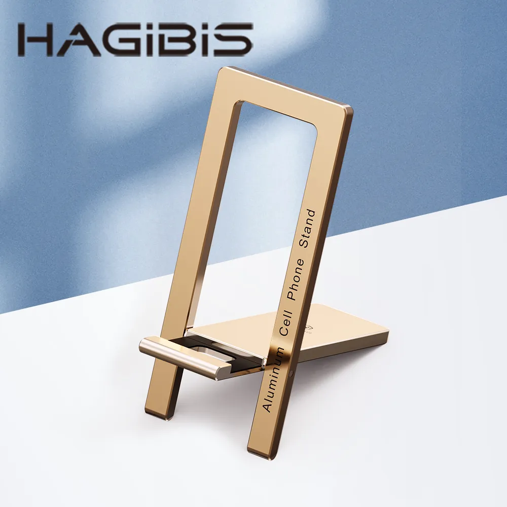HAGiBiS鋁合金折疊式平板手機桌面支架(銀灰色) 歷史價格詳細信息