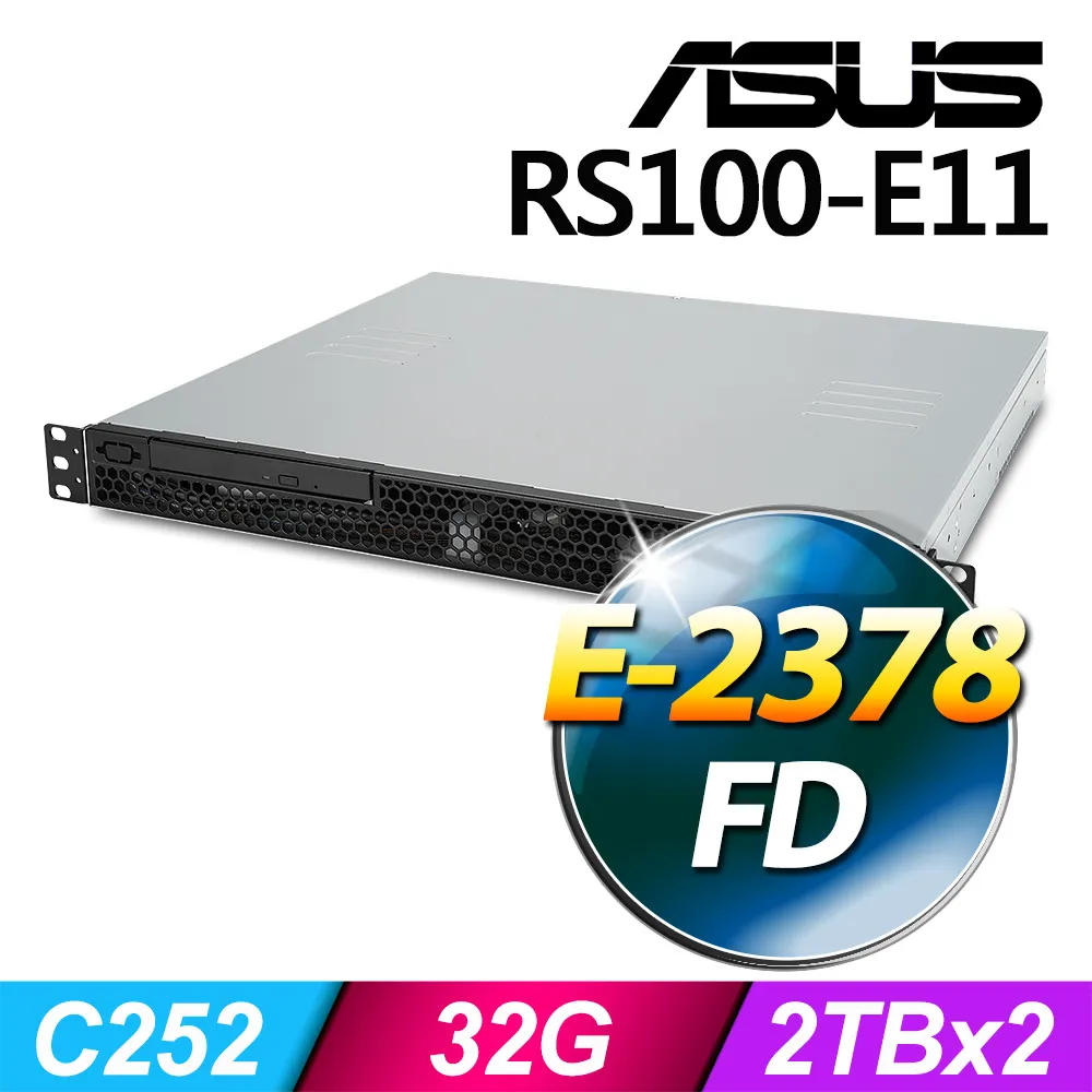 (商用)ASUS RS100-E11 伺服器(E-2378/32G/4T/FD) 歷史價格詳細信息