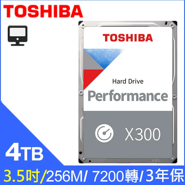 Toshiba【X300】桌上型 (HDWR460UZSVA) 6TB /7200轉/256MB/3.5吋/3Y 歷史價格詳細信息