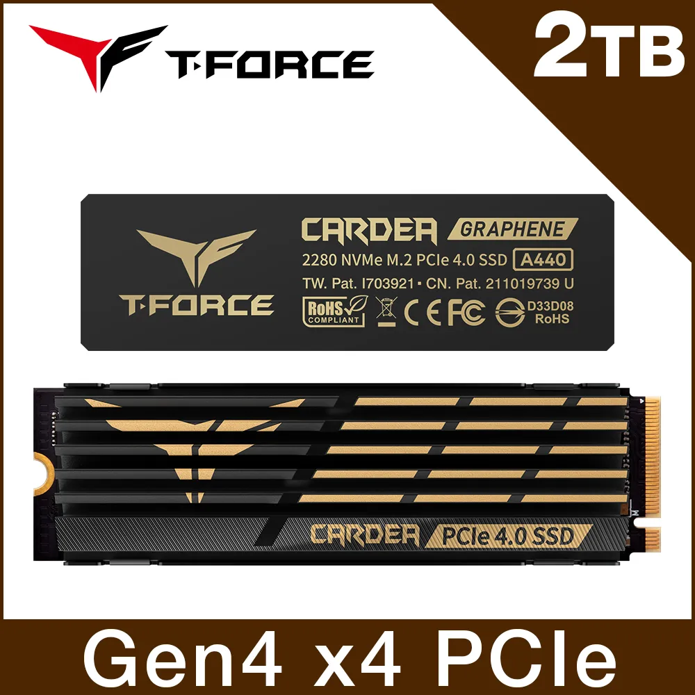 【Team 十銓】T-FORCE A440 Lite 1TB M.2 2280 PCIe 4.0 ssd固態硬碟 含散熱片 5年保(最高讀取7400MB/s) 歷史價格詳細信息