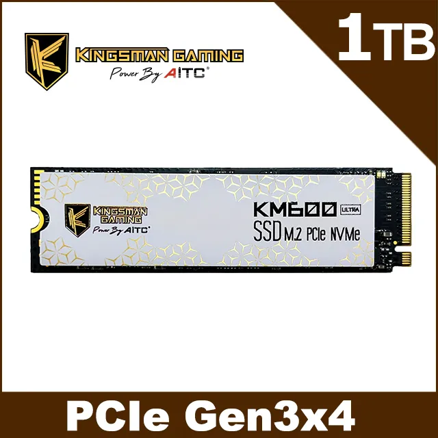 【AITC】艾格 KINGSMAN KM600 ULTRA SSD 512GB M.2 2280 PCIe 固態硬碟 歷史價格詳細信息
