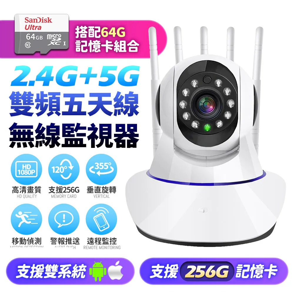 【u-ta】雙頻2.4G/5G五天線無線網路旋轉監視器RH9(搭配256G) 歷史價格詳細信息