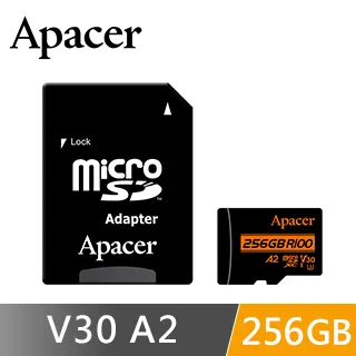 Apacer宇瞻 256GB microSDXC UHS-I U3 A2 V30 記憶卡-2入組 歷史價格詳細信息