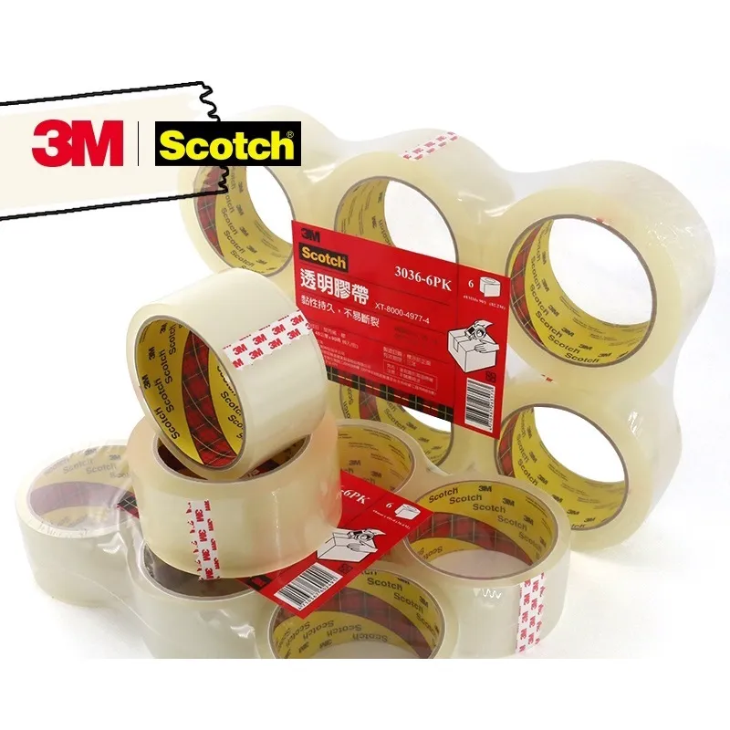 3M  / 3036-6  / OPP透明膠帶 6入【100圖書文具生活館】 歷史價格詳細信息