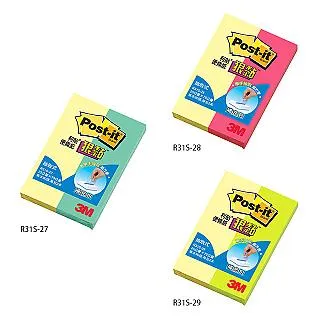 3M R31S-2Y Post-it 利貼 狠黏 可再貼抽取式便條紙補充包 便利貼 25x75mm 黃色 歷史價格詳細信息
