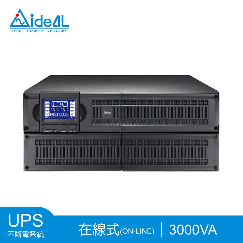 IDEAL愛迪歐 IDEAL-9303LRB 在線式 機架/直立式 110V 3000VA UPS 不斷電系統 歷史價格詳細信息