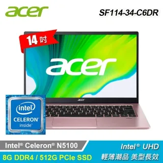 【Acer 宏碁】14吋輕薄筆電(SF114-34/N5100/8G/256G SSD/Win11) 歷史價格詳細信息