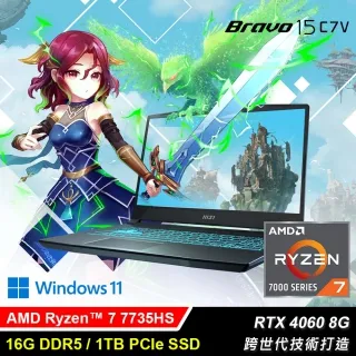 MSI微星 Bravo 15 C7VFK-200TW-SP4 黑(R5-7535HS/32G/512G SSD/RTX4060 8G/W11/15.6)特仕 歷史價格詳細信息