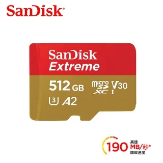 SanDisk Extreme 512GB microSDXC UHS-I U3 A2 影像儲存記憶卡【風和資訊】 歷史價格詳細信息