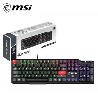 MSI微星 VIGOR GK41 DUSK Kailh Red 電競鍵盤 線性紅軸 -  限量促銷 歷史價格詳細信息