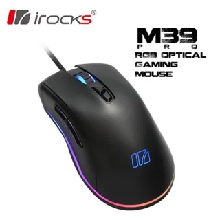 irocks M39 Pro RGB 光學遊戲滑鼠 + C45E 發光 護腕滑鼠墊 歷史價格詳細信息