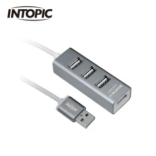 INTOPIC USB 2.0 4埠鋁合金集線器HB-27 歷史價格詳細信息